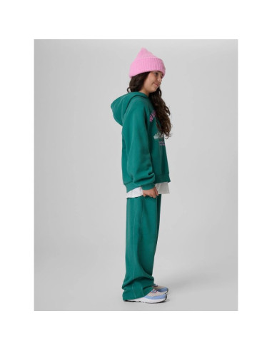 Bluza dresowa loose z kapturem dziewczęca 4f 4fjkaw26tswsf3136-46s