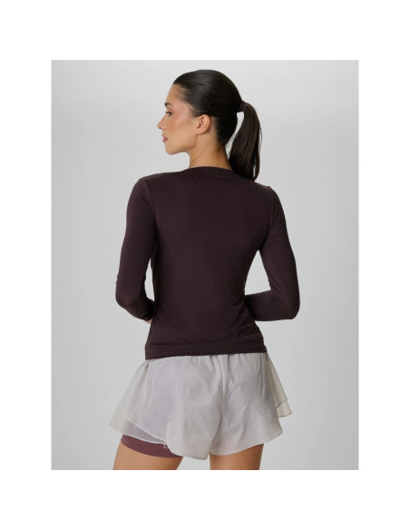 Longsleeve treningowy slim szybkoschnący damski 4f 4fraw26tflof0733-80s