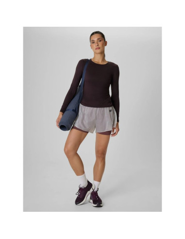 Longsleeve treningowy slim szybkoschnący damski 4f 4fraw26tflof0733-80s