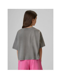T-shirt boxy z nadrukiem dziewczęcy 4f 4fjraw26ttshf4239-22s 2