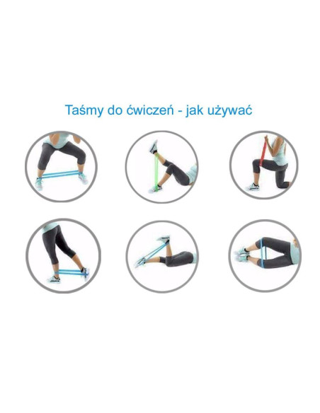 Taśma gumowa power band eb fit 12,5-25 kg 1003788