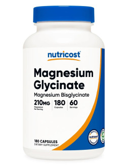 Magnesium Glycinate 70 Mg - Diglicynian Magnezu (180 Kaps.)