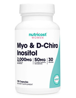 Myo + D Chiro Inosito For Women - Myo- I D-Chiro Inozytol Dla Kobiet (120 Kaps.)