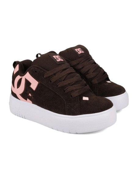 Dc shoes court graffik platform dc02422210 brown