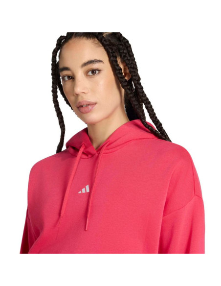 Bluza damska adidas essentials small logo feel cozy różowa kf8401