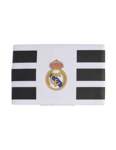 Opaska kapitana adidas real madryt biało-czarna kr7574