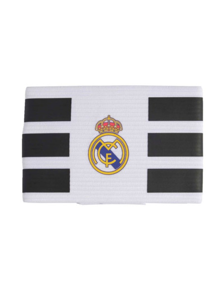 Opaska kapitana adidas real madryt biało-czarna kr7574