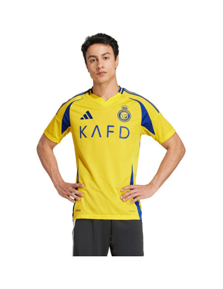 Koszulka męska adidas al nassr fc 24/25 ronaldo home żółta jp0459