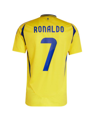 Koszulka męska adidas al nassr fc 24/25 ronaldo home żółta jp0459
