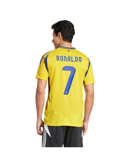 Koszulka męska adidas al nassr fc 24/25 ronaldo home żółta jp0459