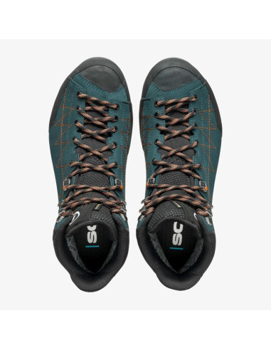 Buty trekkingowe scarpa zodiac trk gtx - petrol/rust orange rozmiar: 42