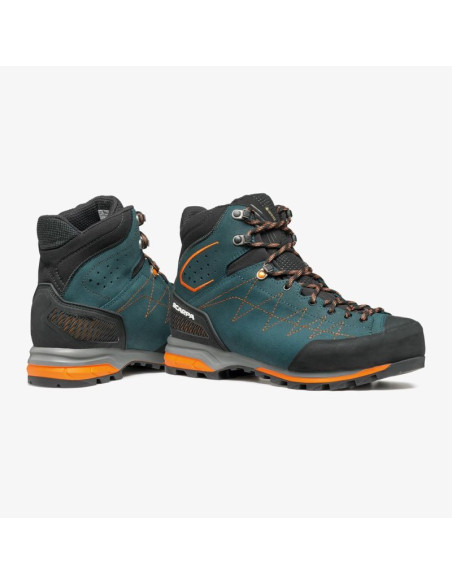 Buty trekkingowe scarpa zodiac trk gtx - petrol/rust orange rozmiar: 42