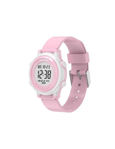 Zegarek dla dzieci sponge watchme kids (apple find my, wodoodporność 3 atm, bateria do 1 roku, różowy)