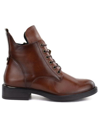 Botki damskie workery ocieplane camel vinceza 58677