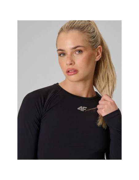 Longsleeve treningowy slim szybkoschnący damski 4f 4fwaw26tflof595-20s