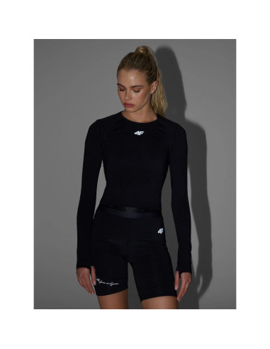Longsleeve treningowy slim szybkoschnący damski 4f 4fwaw26tflof595-20s