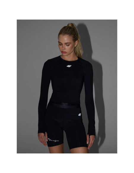Longsleeve treningowy slim szybkoschnący damski 4f 4fwaw26tflof595-20s