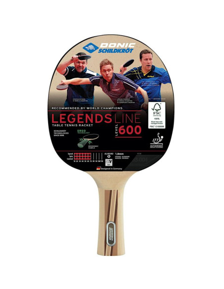 Rakietka do tenisa stołowego legends 600 fsc donic