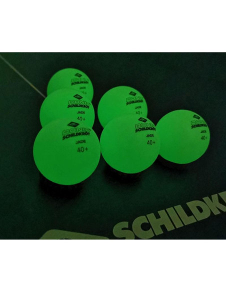 Piłeczki do tenisa stołowego glow in the dark poly 40 6szt donic