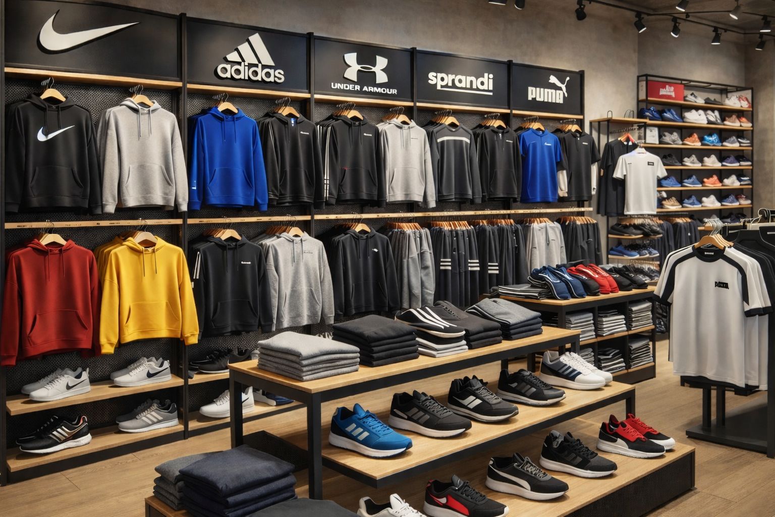 Sklep z suplemntami diety oraz odzieżą sportową